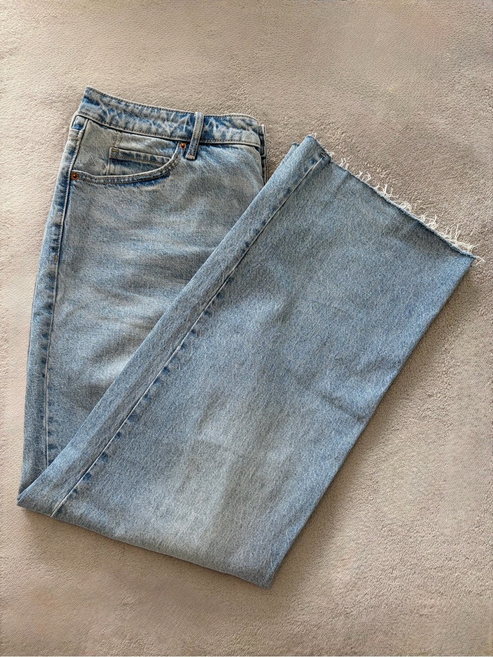 Extra High Rise Wide Leg Jeans